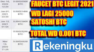 Tarik Lagi Bosq 25000 Satoshi Btc Dari Website Get Bitcoin Faucet Bitcoin Gratis 2021 Youtube