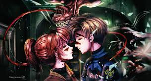 Glock grenade_launcher residentevilclaireredfield video_game_art resident_evil_claire_redfield claireredfield girlwithguns glock17 grenadelauncher handgun pistol ponytail resident_evil residentevil residentevilfanart submachinegun videogameart videogamecharacter. Demolition Lovers Fanart Of Claire Redfield And Leon Kennedy From Resident Evil 2 Inspired By The Mcr Song Psx