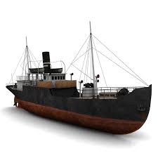 Old Steam Ship 3d Model Steamship Model Ships 3d Model