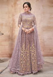 See more about abaya, hijab and style. Light Purple Net Abaya Style Anarkali Suit 16025d