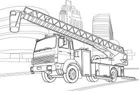 Use this crane truck coloring page and other coloring pages. Fire Truck Coloring Pages Printable Coloring Pages For Kids