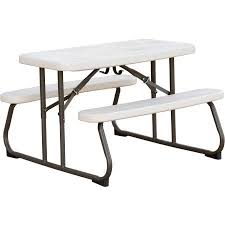 Lifetime Kid S Picnic Table Almond Walmart Com Folding Picnic Table Kids Picnic Table Picnic Table