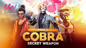 The mp40 predatory cobra will be making its way to free. Secret Weapon Cobra Part 2 Free Fire Futuristic Film Short Hindi Pirotes Gaming Youtube