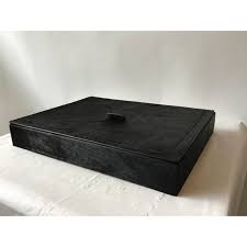 Enjoy the entire world of roberto cavalli home interiors. Italian Black Hide Box By B Home Interiors Giobagnara Chairish