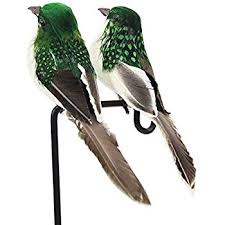 Amazon Com Lwingflyer Artificial Simulation Foam Bird Sparrow Ornaments Diy Craft For Home Garden We Ornaments Diy Diy Home Crafts Garden Wedding Decorations