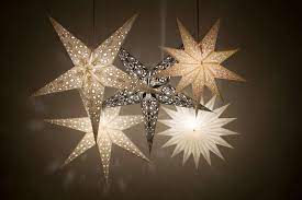 12 days of christmas gift pittsburgh. Deluxe Paper Star Light Shades Hanging Ceiling Lampshades Christmas Decorations Ebay