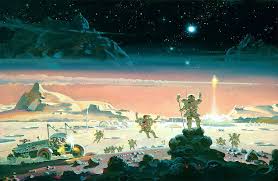 Vision Of The Future The Art Of Robert Mccall Pioneering The Space Frontier An Otherworldly Art Of Robert Mccall 70s Sci Fi Art Art Space Art