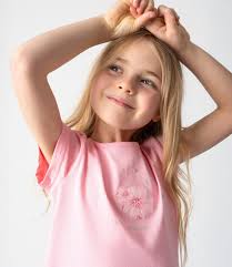 Polera niña con flor