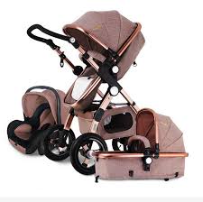 3 In 1 Baby Stroller Travel System High View Car Seat Jogger Carriage Pushchair Baby Strollers Accessor Baby Strollers Travel System Baby Trolley Stroller