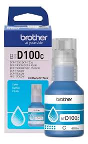 Tinta Brother Original Btd100C Cian