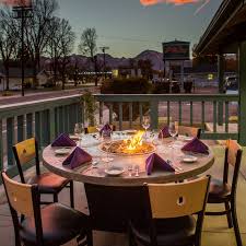 What color options are available within wicker fire pit patio sets? Bishop Fire Table For Restaurant Dining Cooke Furniture