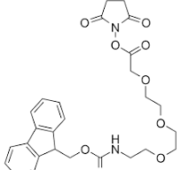 Fmoc-N-PEG3-CH2-NHS ester | PROTAC Linker | MedChemExpress