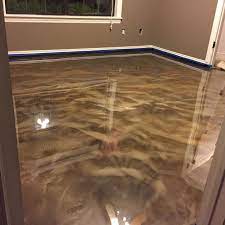 My Diy Metallic Epoxy Floor Paper Bag Flooring Metallic Epoxy Floor Diy Flooring