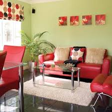 Shabby chic style dining room design ideas. Green Living Room Decor With Red Sofa Red Couch Living Room Red Sofa Living Room Green Living Room Decor