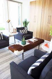 Kick up your feet and rest them on top of one of these ottomans. Ikea Hack Cowhide Ottoman Kristi Murphy Diy Blog