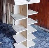 Cómo hacer un zapatero con cajón de madera