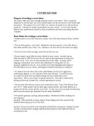 Of course your goal is to get the job, but there are several kinds of cover letters that can help you achieve that goal — and knowing the kind you want to write will help you get yours right. Purpose Of Writing A Cover Letter Resume Communication