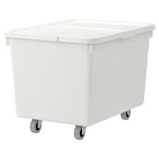 Check spelling or type a new query. Sockerbit Box With Casters And Lid White Ikea