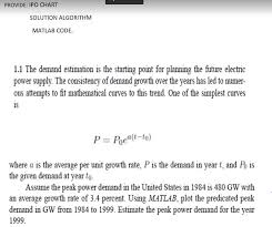 provide ipo chart solution algorithm matlab code