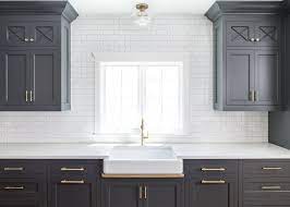 October 18, 2012 by rhoda 126 comments. Hot New Kitchen Trend Dark Cabinets Subway Tile Shiplap Home Bunch Interior Design Ideas