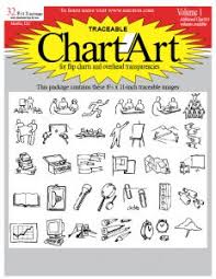 Chartart Volume 2 50 Traceable Images For Flip Charts And