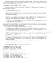 General Overview Most Spell Checkers Use Hashing Chegg Com