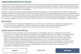 Wann muss das esta formular ausgefüllt werden? Esta Antrag Visum Antrag Fur Usa Reisen Online Registrierung