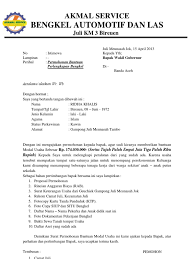 Check spelling or type a new query. Proposal Bengkel Akmal Service