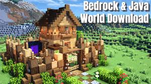 Steampunk mansion map for minecraft. Minecraft How To Build A Wooden Base Small Minecraft Base Download For Bedrock And Java Youtube