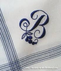 Custom embroidery & monogram options . Hand Embroidered Monogram B Embroidered Monogram Embroidery Monogram Embroidery And Stitching