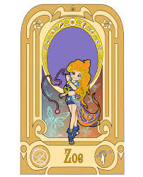 Zoe Art Nouveau By Herrturokxz League Of Legends Art Art Nouveau