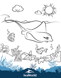Sea world coloring pages for kids : Coloring Pages Games Seaworld