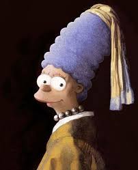 Great Art Parodies 25 Iconic Paintings Recreated By Funny And Clever Contemporary Artists Blog Of Francesco Mugnai Simpsons Art Art Parody Famous Artwork
