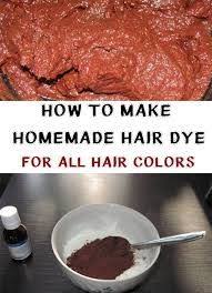 6 Simple Ways To Make Herbal Hair Color At Home Homemade Hair Products Herbal Hair Colour Homemade Hair Dye