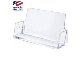 Clear business card holders with open and closed acrylic fabrications. Business Card Holders Easels Stands Custom Acrylic Displays