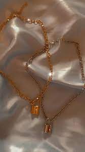 Our Gold Silver Padlock Chains Video Acessorios Vintage Lojas De Joias Joias Aneis