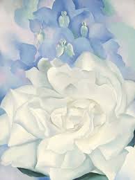 In 2014, o'keeffe's 1932 painting jimson weed/white flower no. Georgia O Keeffe White Rose With Larkspur No 2 1927 Artsy