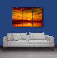 How chic is this wall? Paper Pebbles Beautiful Sun Rise Nature Design Sun Board Frames Wall Decor For Living Room Bedroom