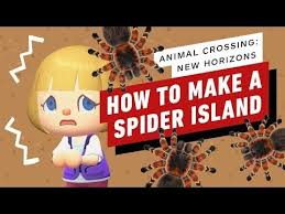 Animal Crossing New Horizons How To Make Your Own Spider Island Tarantula Farming Tips Youtube Animal Crossing Pet Spider Animals