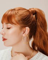 Piercing Leah Oro Blanco