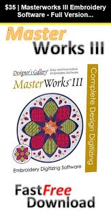 Digitizing Software 71197 Masterworks Iii Embroidery Software Full Version 100 Worki Embroidery Software Embroidery Digitizing Software Digitizing Software