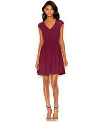 Bar Iii Cap Sleeve Fit Flare Dress Fit Flare Dress Dresses Dresses For Work
