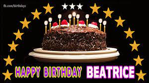Happy Birthday Beatrice Images Gif Happy Birthday Greeting Cards Buon Compleanno Compleanno Immagini Divertenti