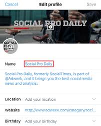 Simply edit your profile name and it and the vanity url change: Twitter Here S How To Change Your Display Name On Mobile
