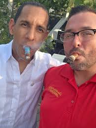 What a great night last night with @americocigars , @edwin.americocigars  and @chris.americocigars at the Americo Cigar Launch party. I was honored  to represent @ctvalleytobacconist. It was a great venue, great food, drinks,