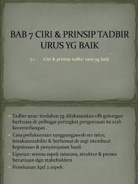 Kepentingan tadbir urus negara yang baik. Ciri Ciri Tadbir Urus Yang Baik