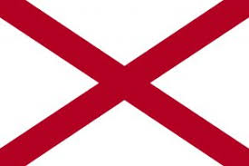 Alabama (/ ˌ æ l ə ˈ b æ m ə /) is a state in the southeastern region of the united states, bordered by tennessee to the north; Alabama Flagge Abbildung Und Bedeutung Flagge Von Alabama Country Flags