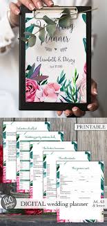 Printable Wedding Planner Wedding Planner Printable Wedding Planning Book Wed Wedding Planner Printables Wedding Planning Binder Wedding Planning Printables