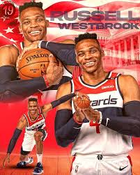 The former oklahoma city thunder star will have one more chance to lead the wizards to a playoff appearance. Russell Westbrook Wizards Dodgers Baseball Nba Nba Basketball