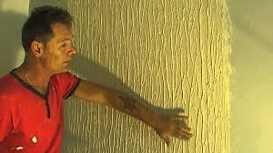 How To Make Tree Bark Wall Texture Knock Down Flat Easy Simple Steps Ceiling Texture Tree Bark Texture Textured Walls